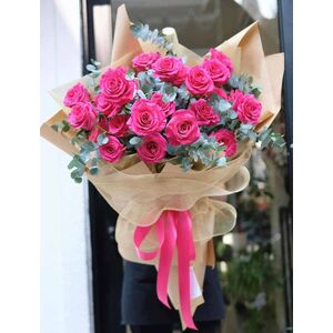 Send Flowers to Hanoi Vietnam - Valentines 24 Pink Roses